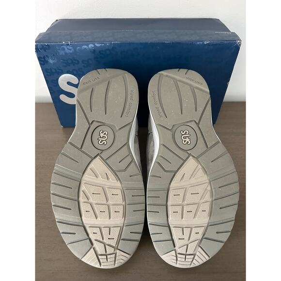 SAS Journey Men’s Walking Shoes 11.5 Triple Wide Orthopedic Gray Comfort Sneaker - Picture 8 of 12